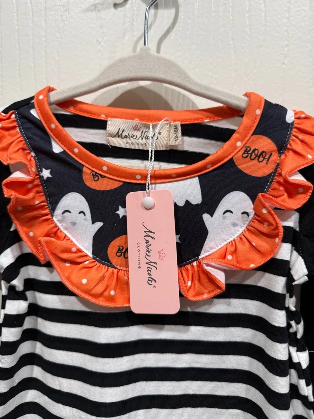 Marie Nicole Boutique Halloween One-Piece Sz 12-18 m  NWT